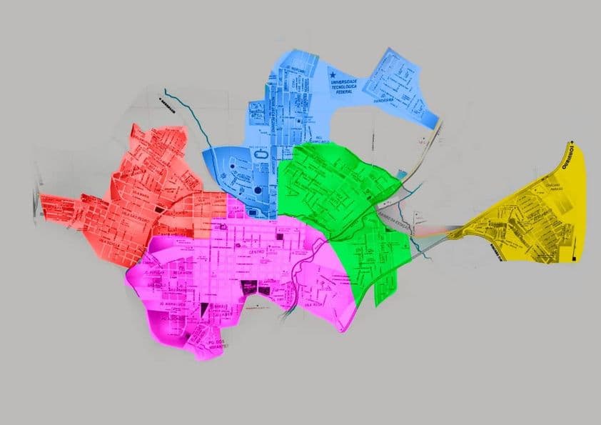 Mapa da coleta seletiva em Jacarezinho